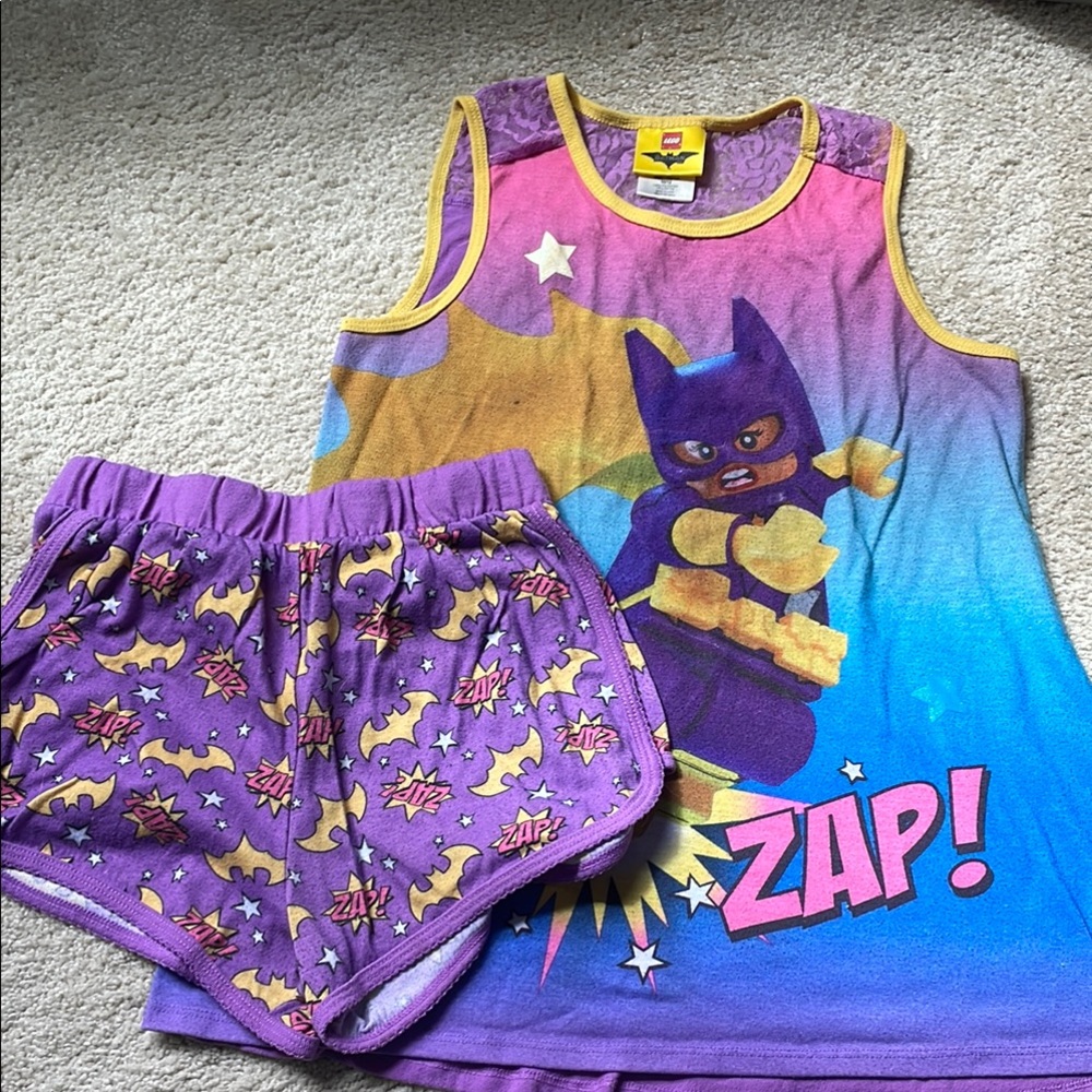 Girls Lego Batman Pajama Set